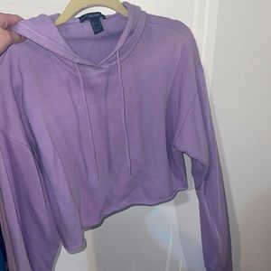 forever 21 cropped sweatshirt
